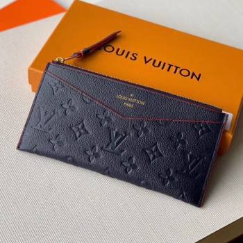 Louis Vuitton Pochette Mélanie BB Pouch in Navy Blue Monogram Leather M68713 2020 (KI-20112405)
