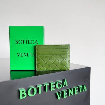 Bottega Veneta Intrecciato Credit Card Case 749449 Green 02 2024 (MS-24012319)