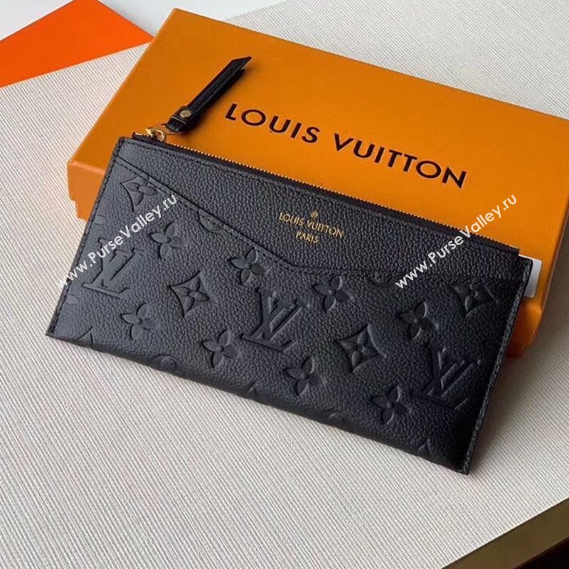 Louis Vuitton Pochette Mélanie BB Pouch in Black Monogram Leather M68712 2020 (KI-20112406)
