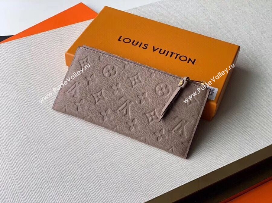 Louis Vuitton Pochette Mélanie BB Pouch in Beige Monogram Leather M68714 2020 (KI-20112407)