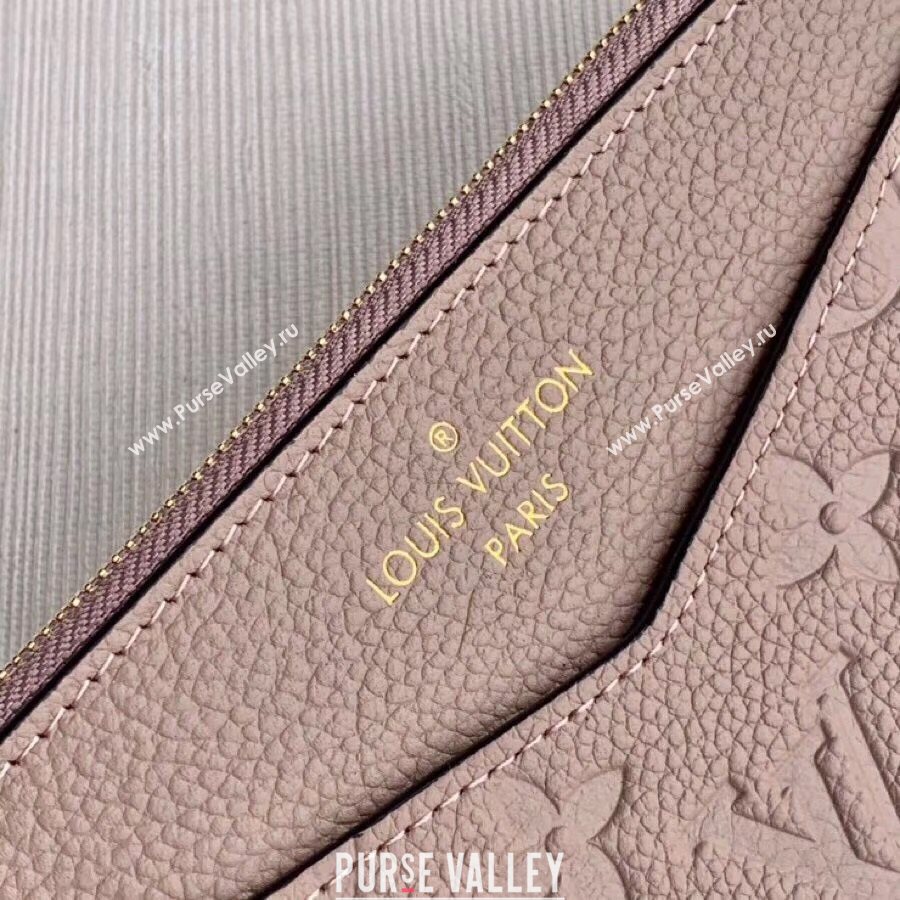 Louis Vuitton Pochette Mélanie BB Pouch in Beige Monogram Leather M68714 2020 (KI-20112407)