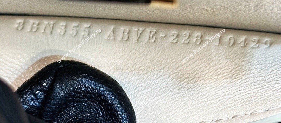 Fendi Peekaboo ISeeU Petite Bag in Beige Interlaced Leather 80138S 2024 Top (CL-24031507)