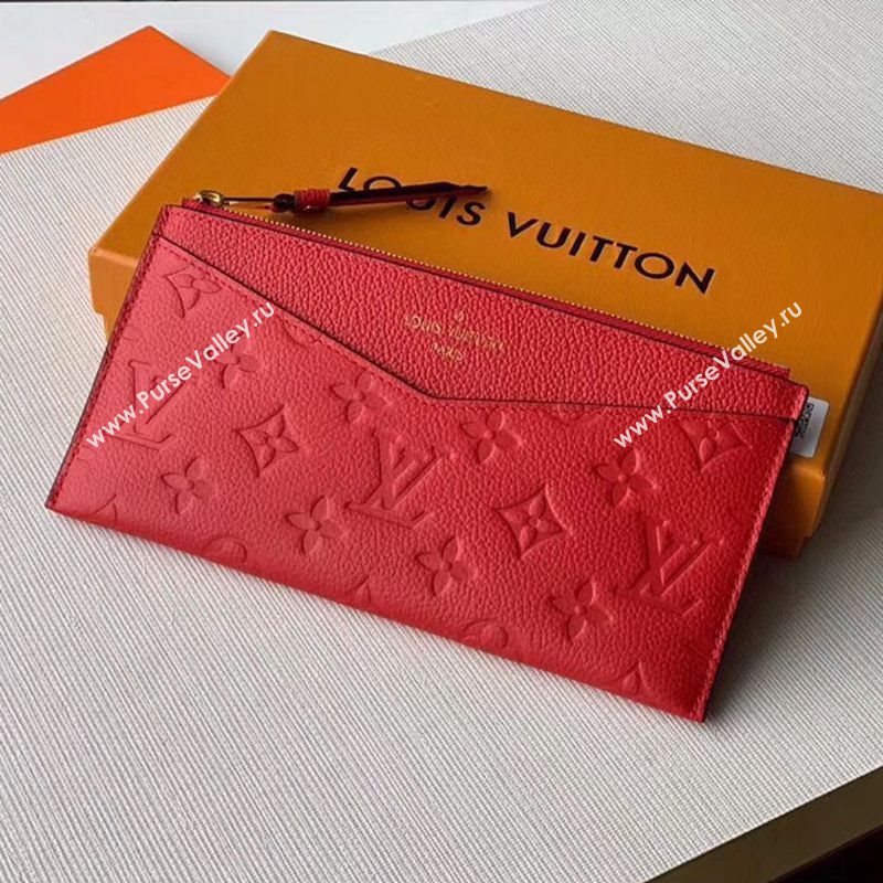 Louis Vuitton Pochette Mélanie BB Pouch in Red Monogram Leather M68712 2020 (KI-20112409)