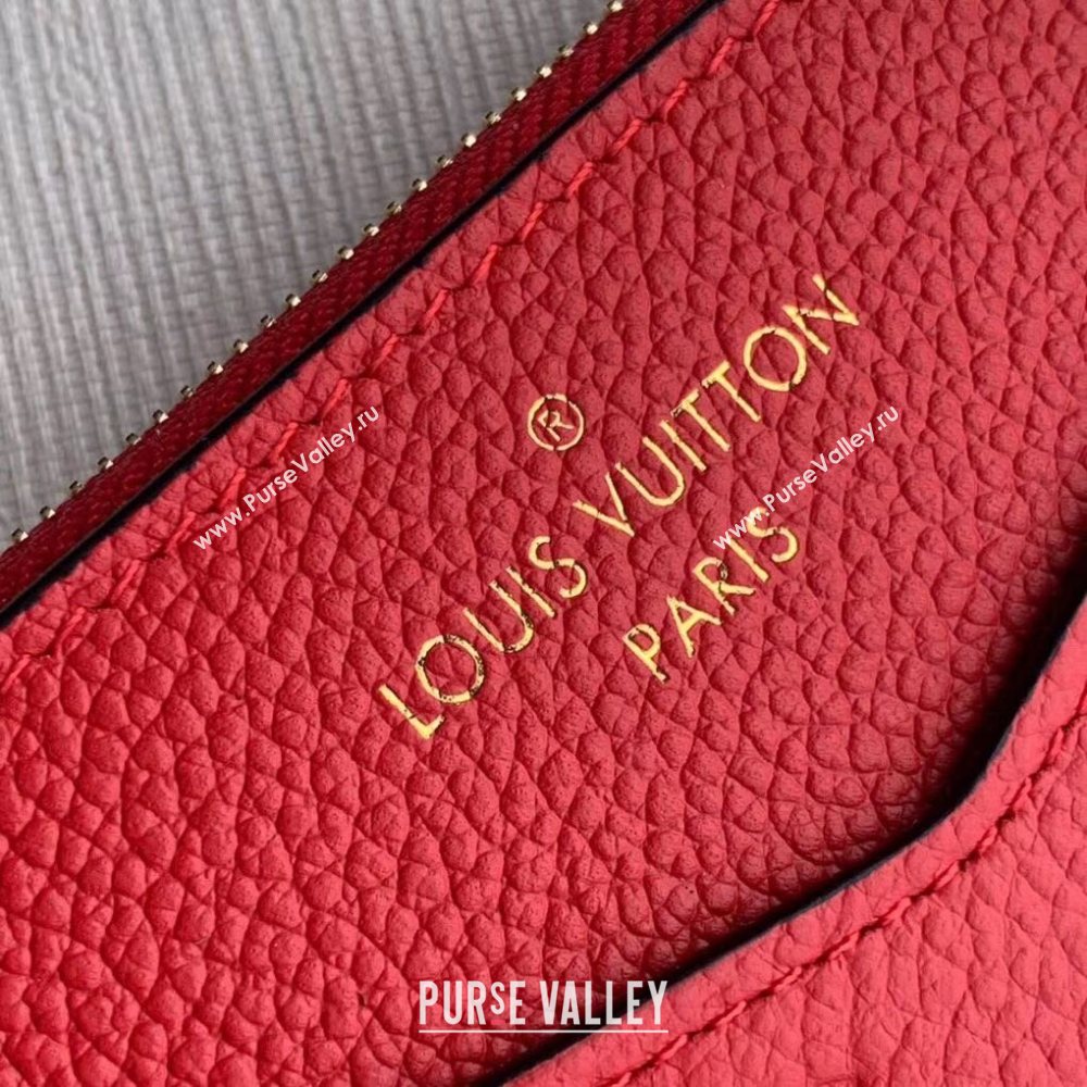 Louis Vuitton Pochette Mélanie BB Pouch in Red Monogram Leather M68712 2020 (KI-20112409)