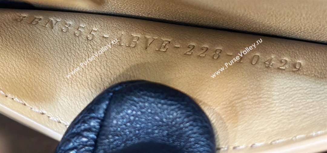 Fendi Peekaboo ISeeU Petite Bag in Camel Interlaced Leather 80138S 2024 Top (CL-24031510)