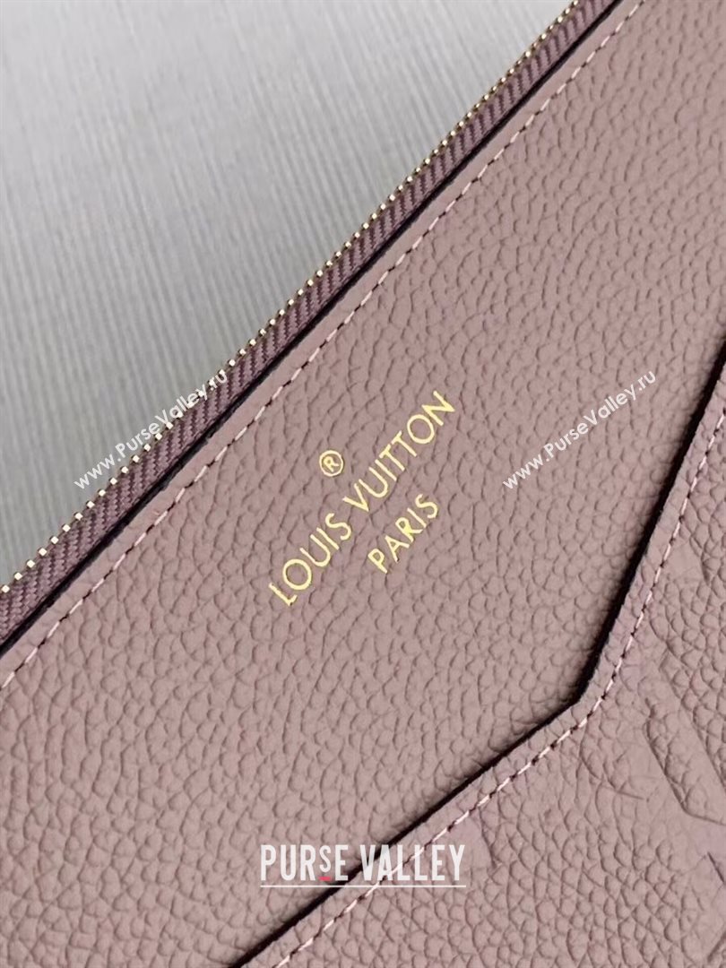 Louis Vuitton Pochette Mélanie MM Pouch in Beige Monogram Leather M68707 2020 (KI-20112411)