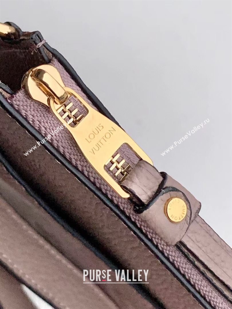 Louis Vuitton Pochette Mélanie MM Pouch in Beige Monogram Leather M68707 2020 (KI-20112411)