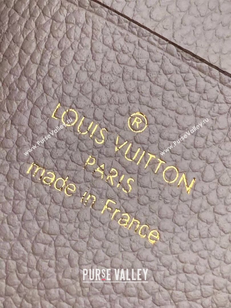 Louis Vuitton Pochette Mélanie MM Pouch in Beige Monogram Leather M68707 2020 (KI-20112411)