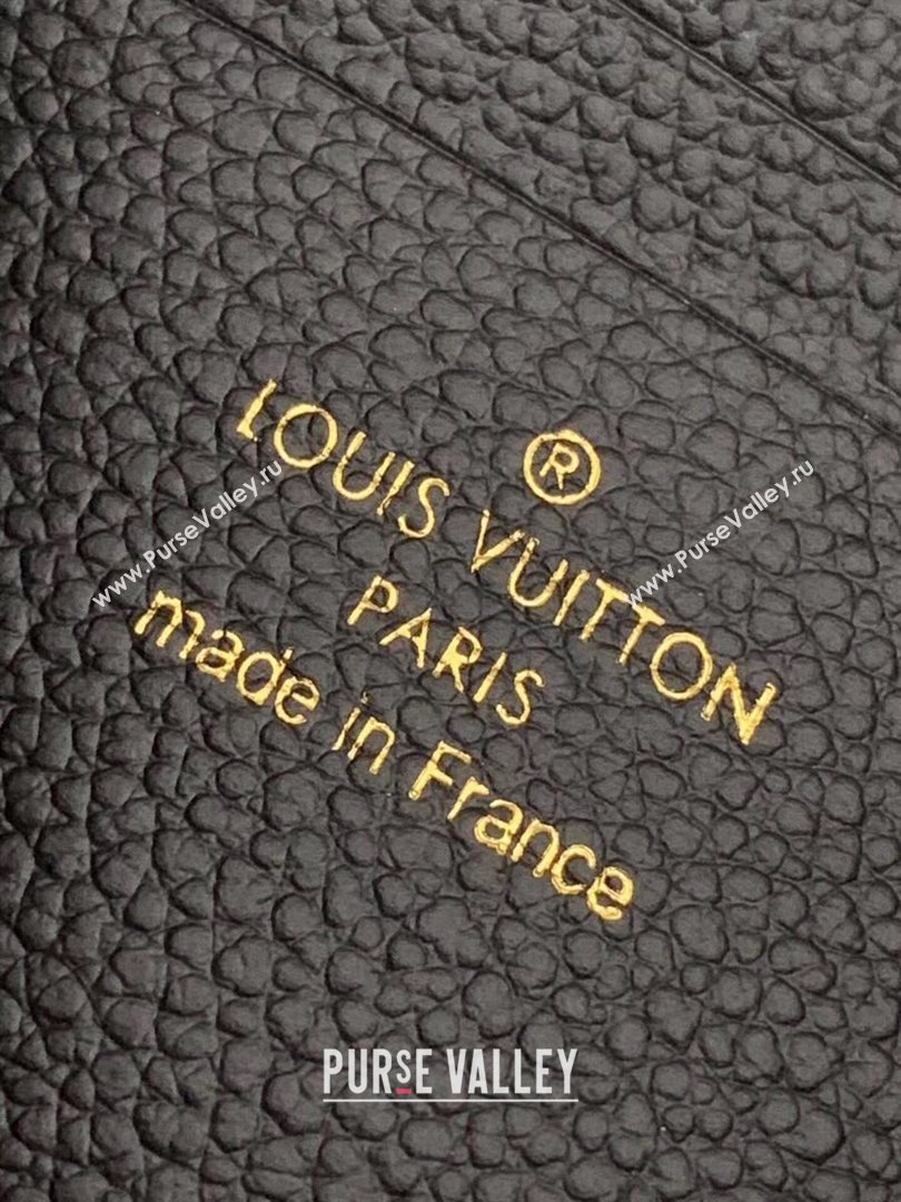 Louis Vuitton Pochette Mélanie MM Pouch in Black Monogram Leather M68705 2020 (KI-20112410)