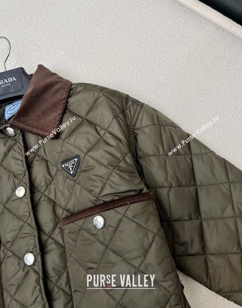 Prada Padded Jacket P112916 Green 2023 (Q-23112916)