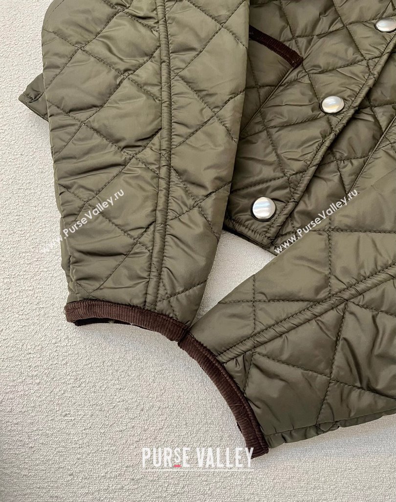 Prada Padded Jacket P112916 Green 2023 (Q-23112916)