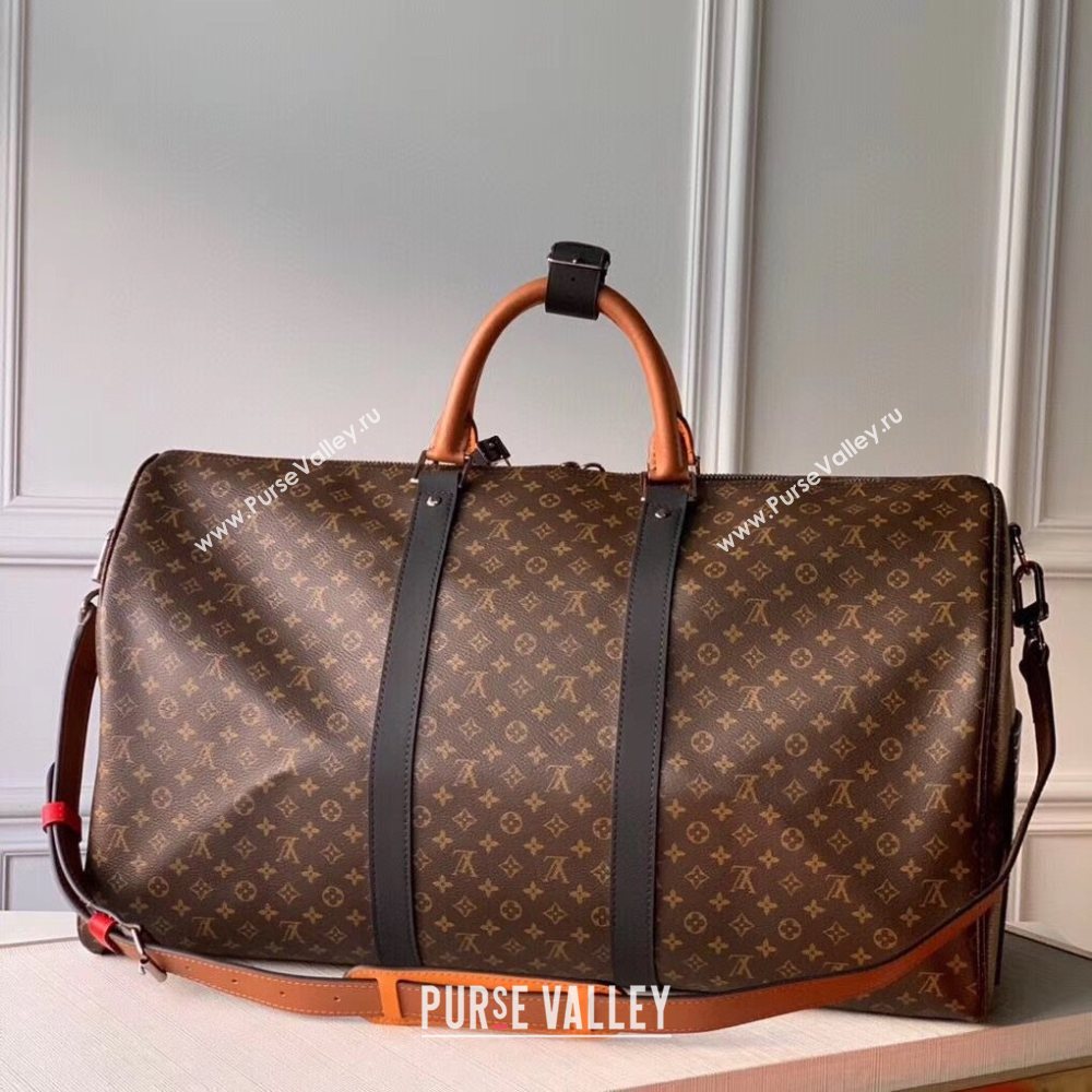 Louis Vuitton Keepall Bandouliere 50 Travel Bag in Brown Monogram Canvas M56856 2020 (KI-20112416)