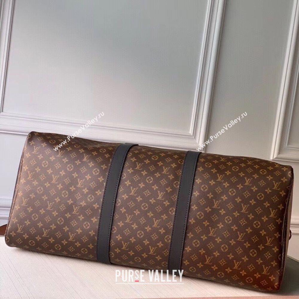 Louis Vuitton Keepall Bandouliere 50 Travel Bag in Brown Monogram Canvas M56856 2020 (KI-20112416)