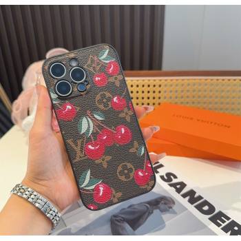 Louis Vuitton Cherry iPhone Holder 2025 0616 (SHI-250616001)