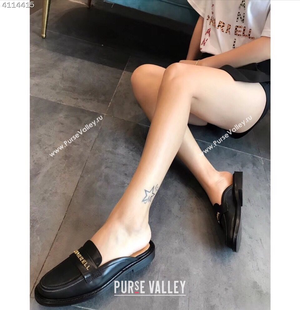 Chanel x Pharrell Flat Loafer Mules Black 2019 (EM-9051452)