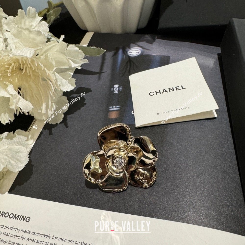 Chanel Camellia Ring CH101059 Gold 2024 (YF-24101059)