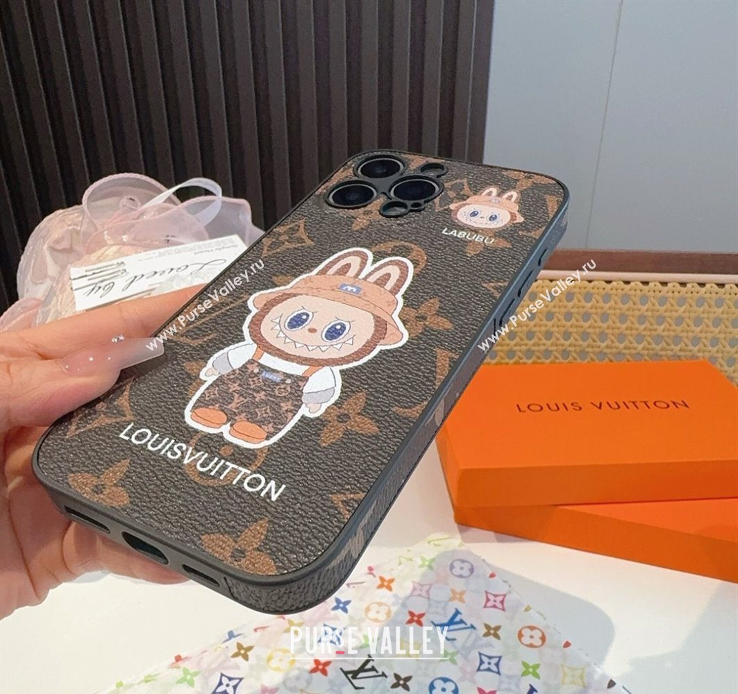 Labubu x Louis Vuitton iPhone Holder Beige 2025 0616 (SHI-250616002)