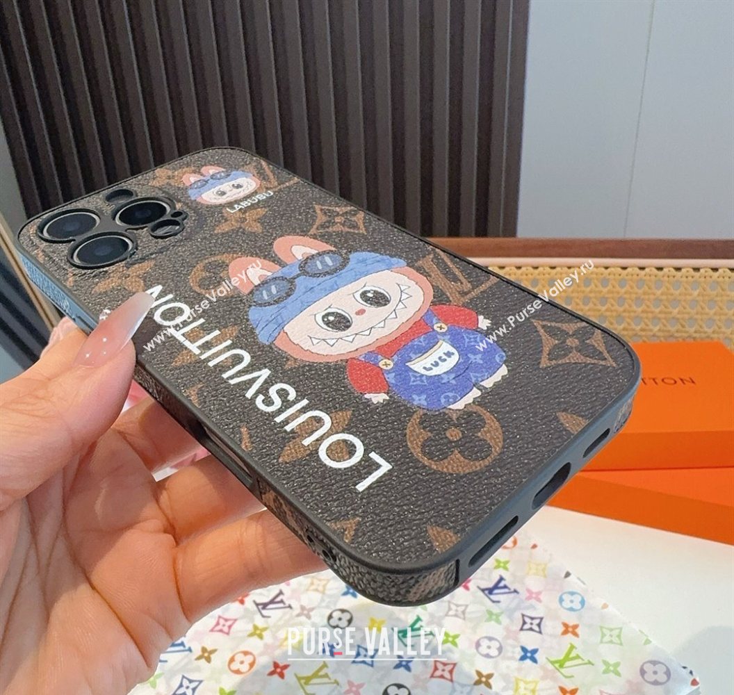 Labubu x Louis Vuitton iPhone Holder Blue 2025 0616 (SHI-250616003)