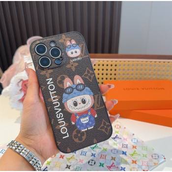 Labubu x Louis Vuitton iPhone Holder Blue 2025 0616 (SHI-250616003)