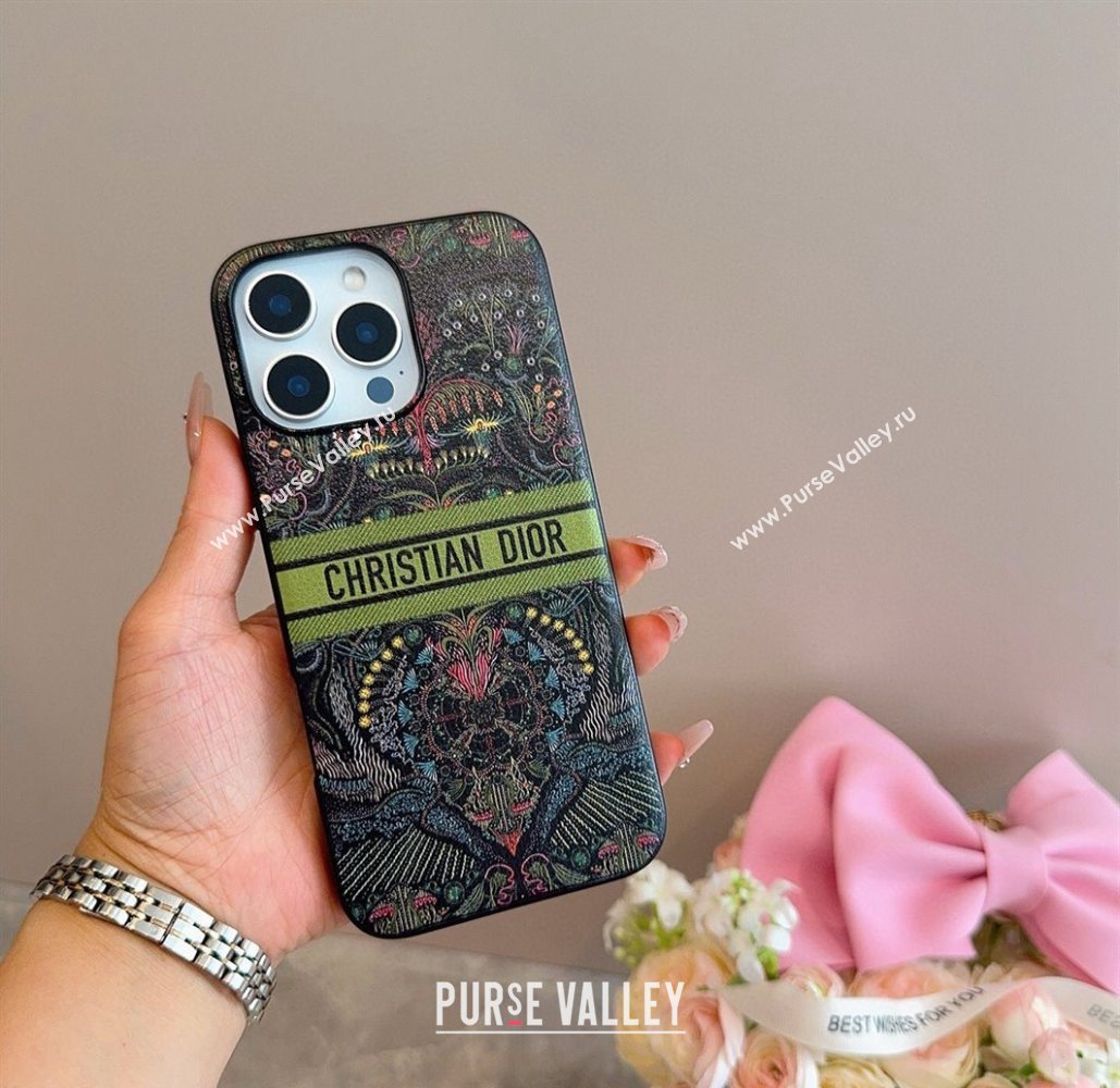 Dior Light of Love iPhone Holder Black 2025 0616 (SHI-250616005)
