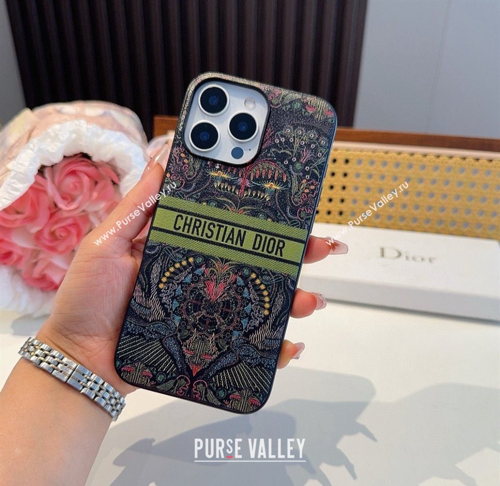 Dior Light of Love iPhone Holder Black 2025 0616 (SHI-250616005)