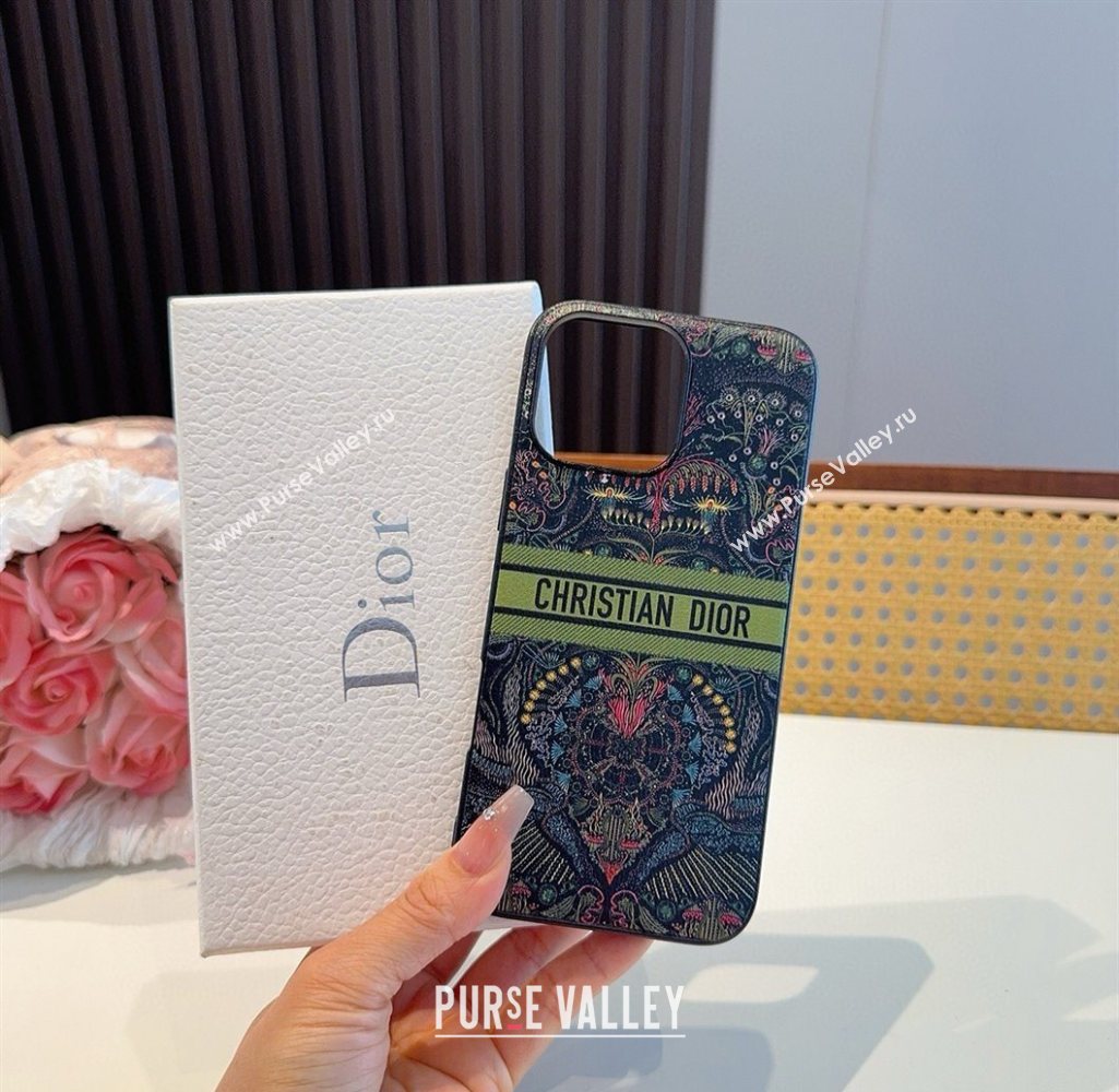 Dior Light of Love iPhone Holder Black 2025 0616 (SHI-250616005)