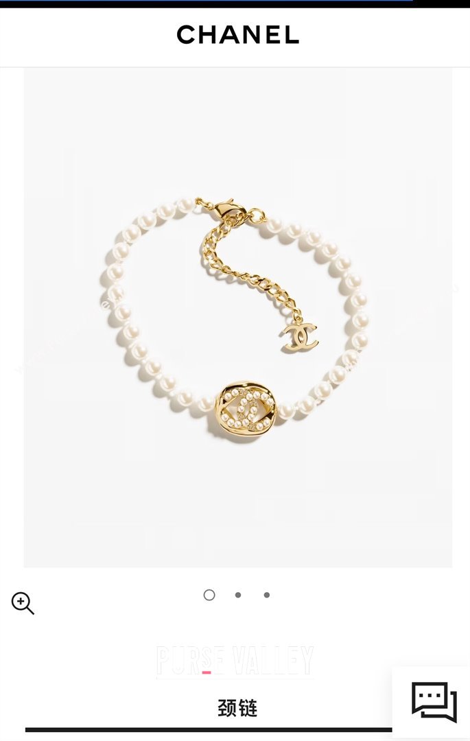 Chanel Pearls Choker Necklace CH101219 2024 (YF-24101219)