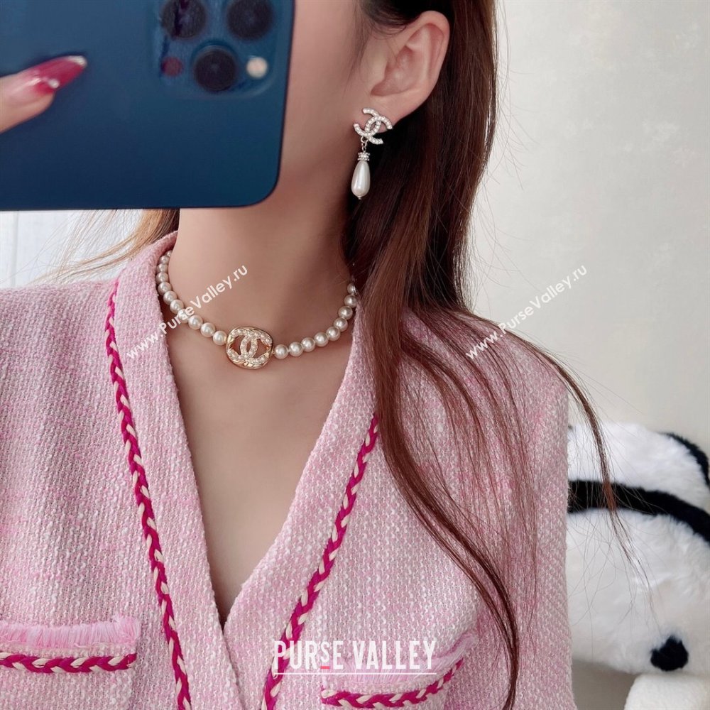 Chanel Pearls Choker Necklace CH101219 2024 (YF-24101219)