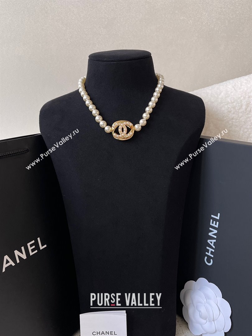 Chanel Pearls Choker Necklace CH101219 2024 (YF-24101219)