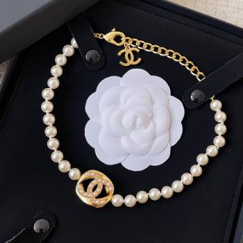 Chanel Pearls Choker Necklace CH101219 2024 (YF-24101219)