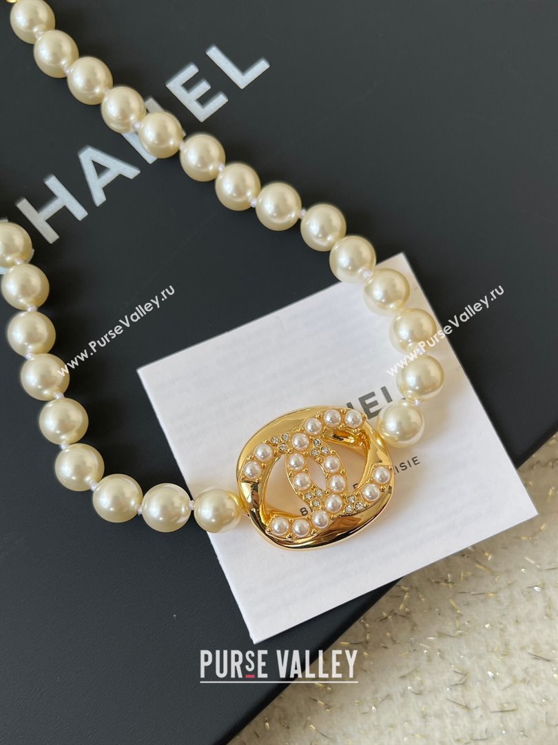 Chanel Pearls Choker Necklace CH101219 2024 (YF-24101219)