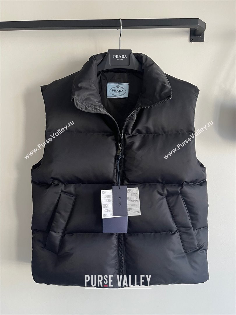 Prada Down Vest P112926 Black 2023 (Q-23112926)