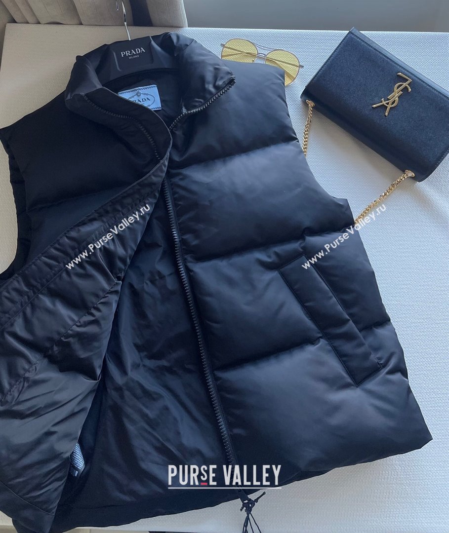 Prada Down Vest P112926 Black 2023 (Q-23112926)