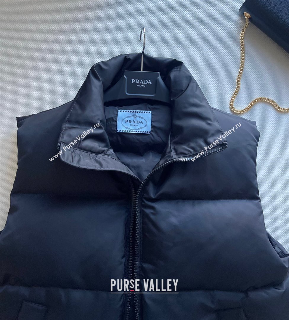 Prada Down Vest P112926 Black 2023 (Q-23112926)