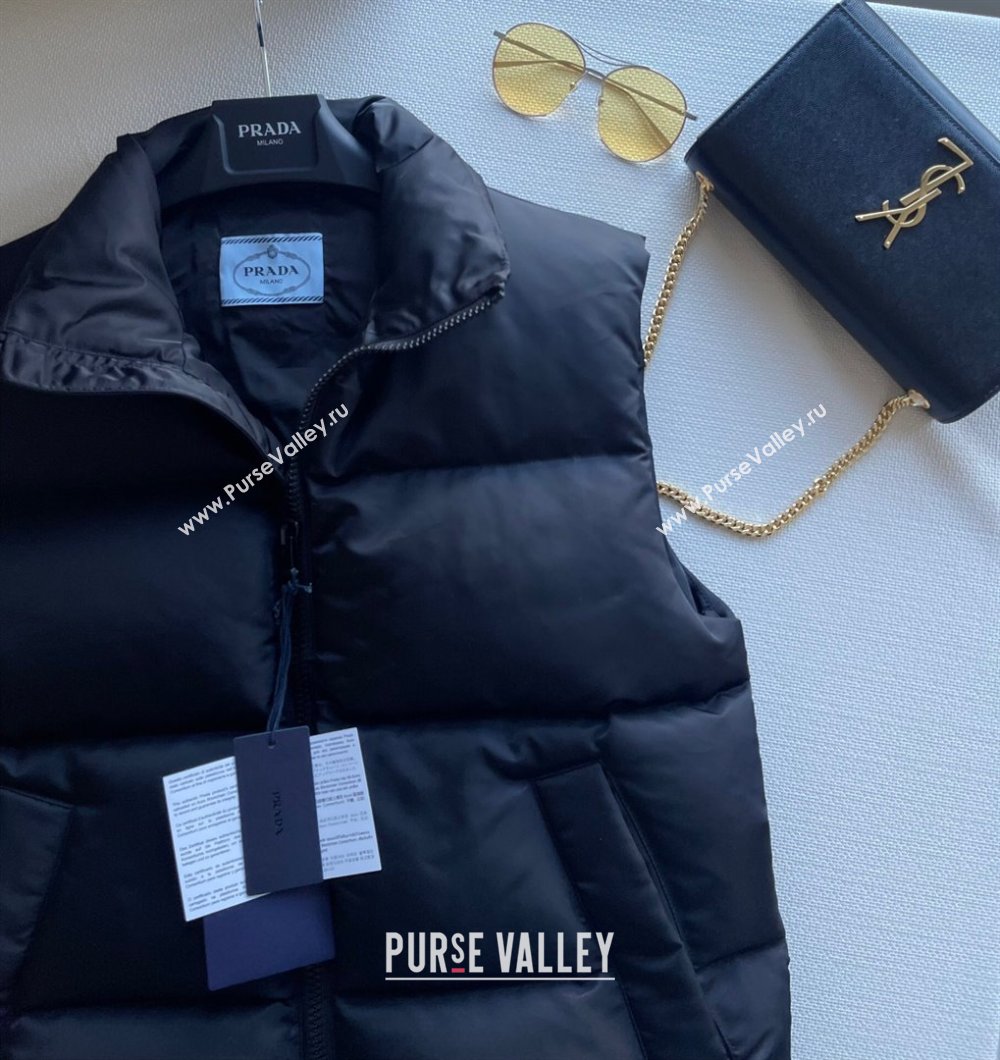 Prada Down Vest P112926 Black 2023 (Q-23112926)