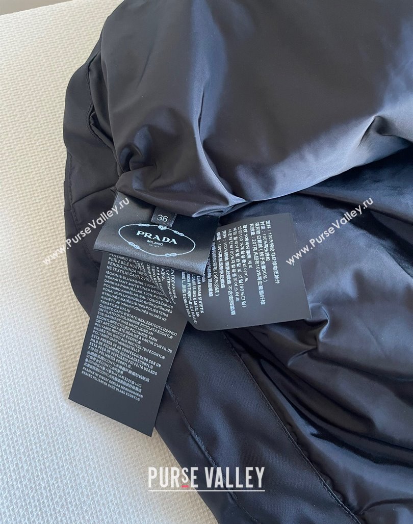 Prada Down Vest P112926 Black 2023 (Q-23112926)