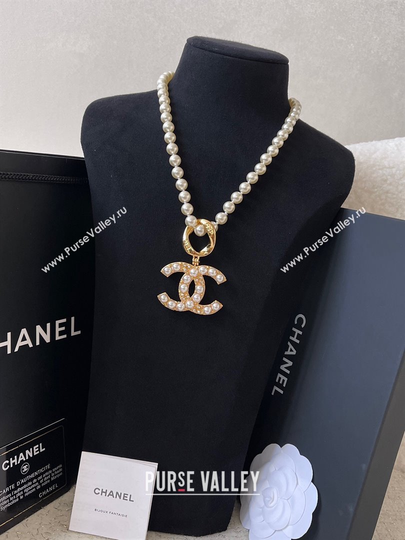 Chanel Pearls Short Necklace CH101220 2024 (YF-24101220)