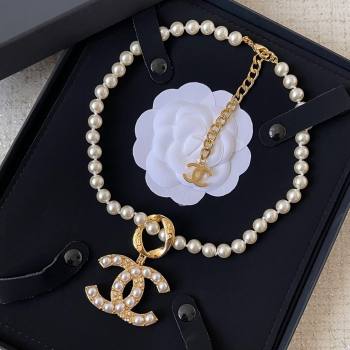 Chanel Pearls Short Necklace CH101220 2024 (YF-24101220)