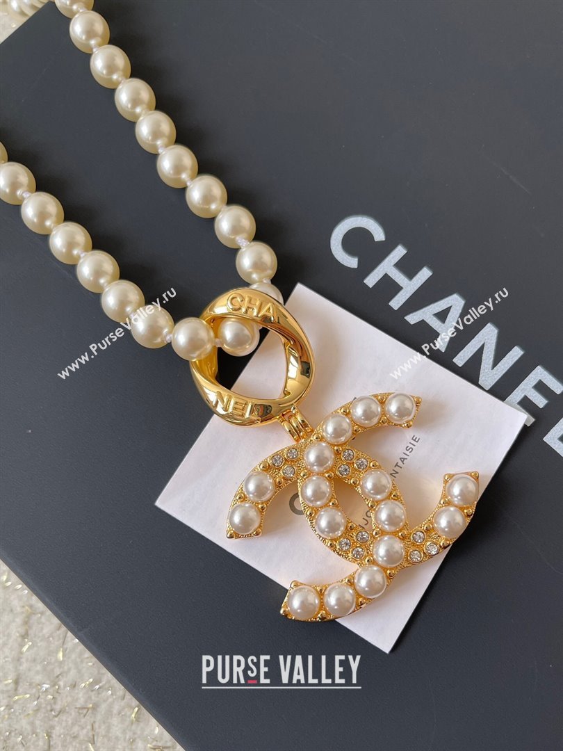 Chanel Pearls Short Necklace CH101220 2024 (YF-24101220)