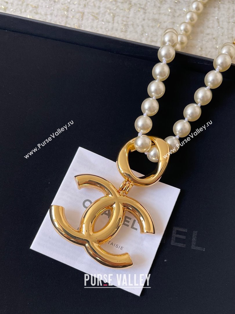 Chanel Pearls Short Necklace CH101220 2024 (YF-24101220)