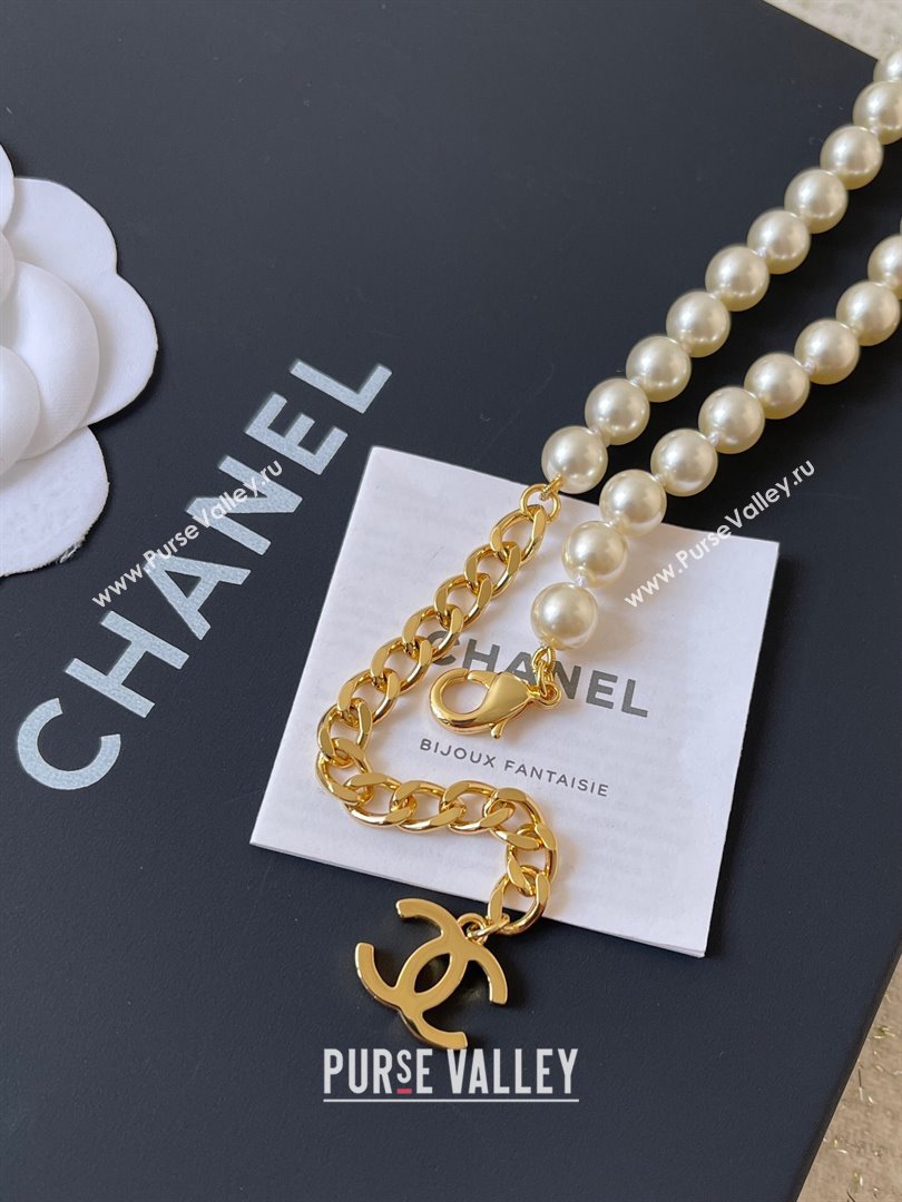 Chanel Pearls Short Necklace CH101220 2024 (YF-24101220)