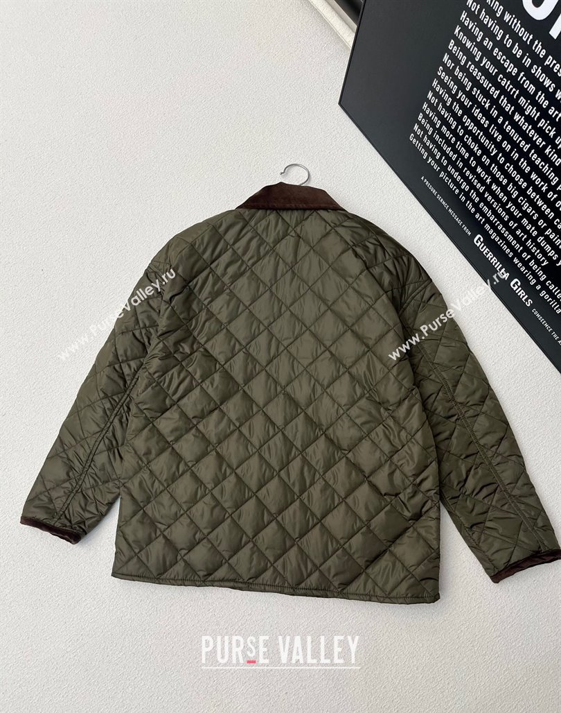 Prada Padded Coat P112917 Green 2023 (Q-23112917)