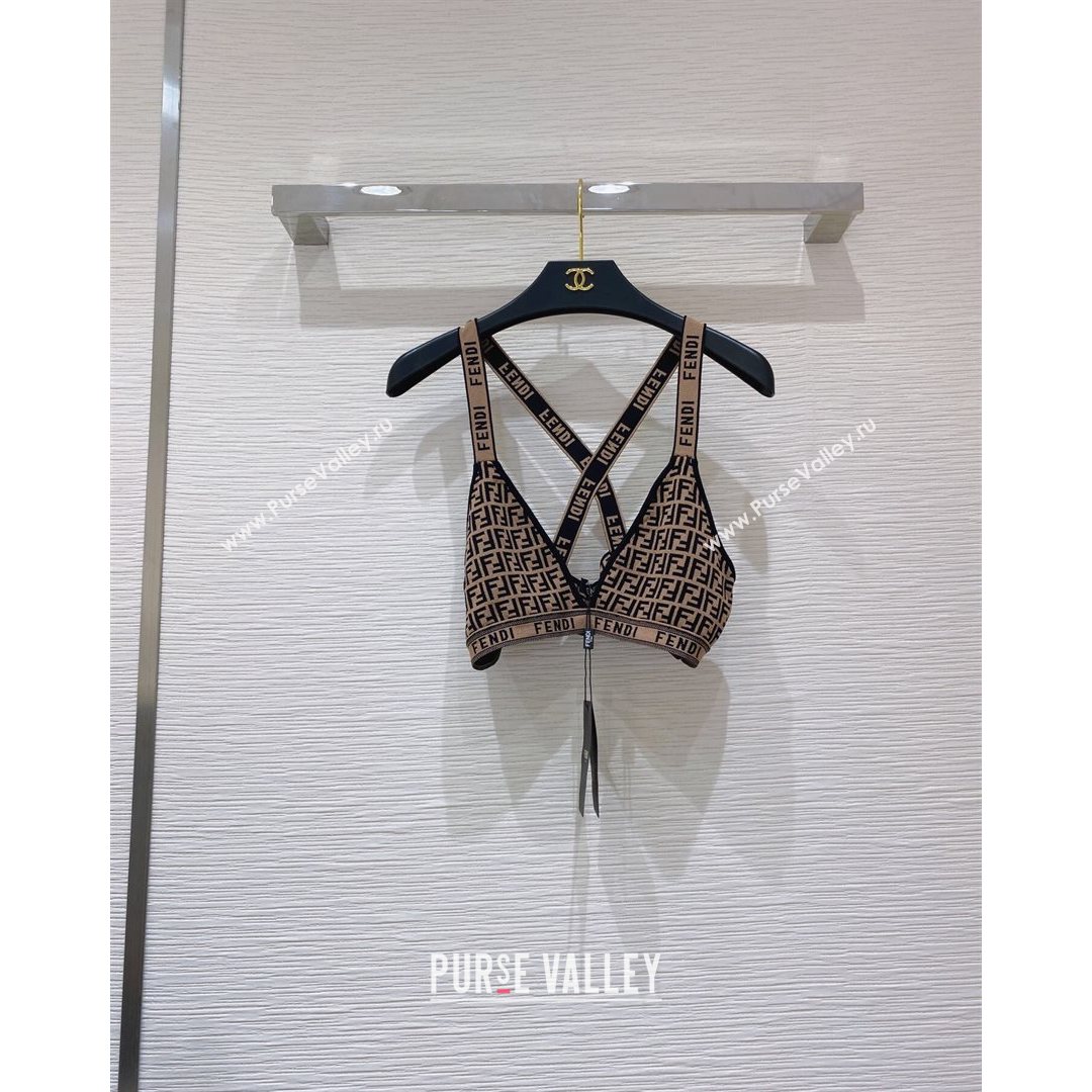 Fendi FF Swimwear FS15 Brown 2021 (Q-21082624)