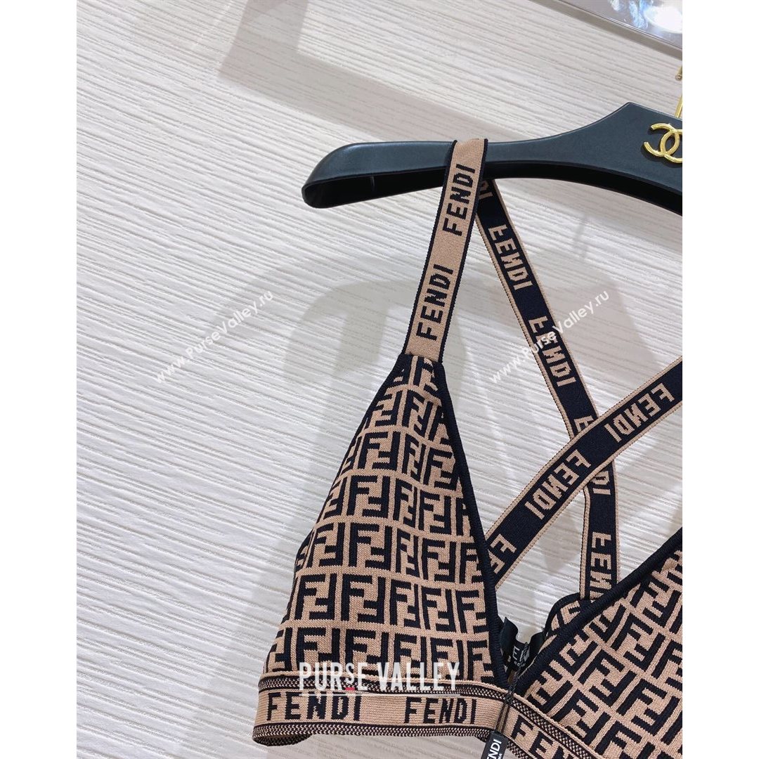 Fendi FF Swimwear FS15 Brown 2021 (Q-21082624)