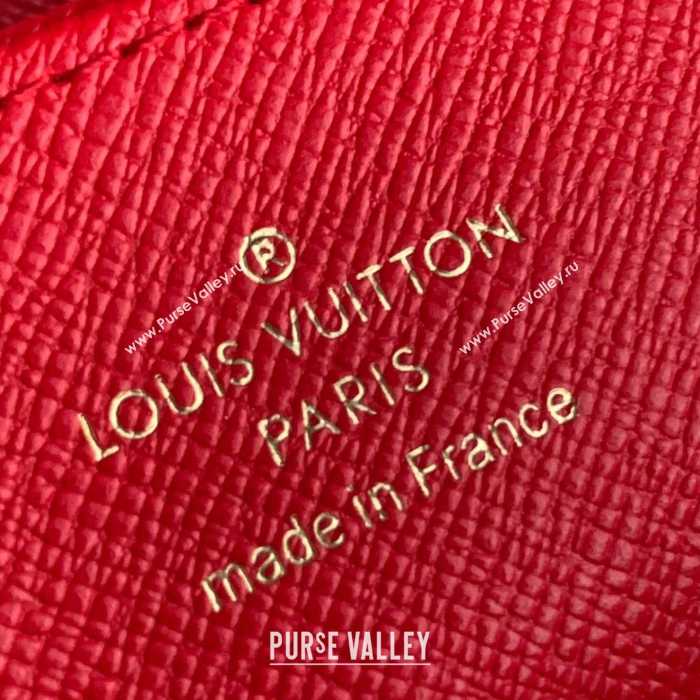 Louis Vuitton Christmas Zippy Wallet in Damier Ebene Canvas N60403 2020 (KI-20112424)