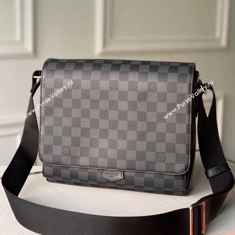 Louis Vuitton New Messenger Bag in Black Damier Canva N40418 2020 (KI-20112426)