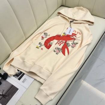 Lanvin Lobster Sweatshirt White/Red 2021 (Q-21082626)