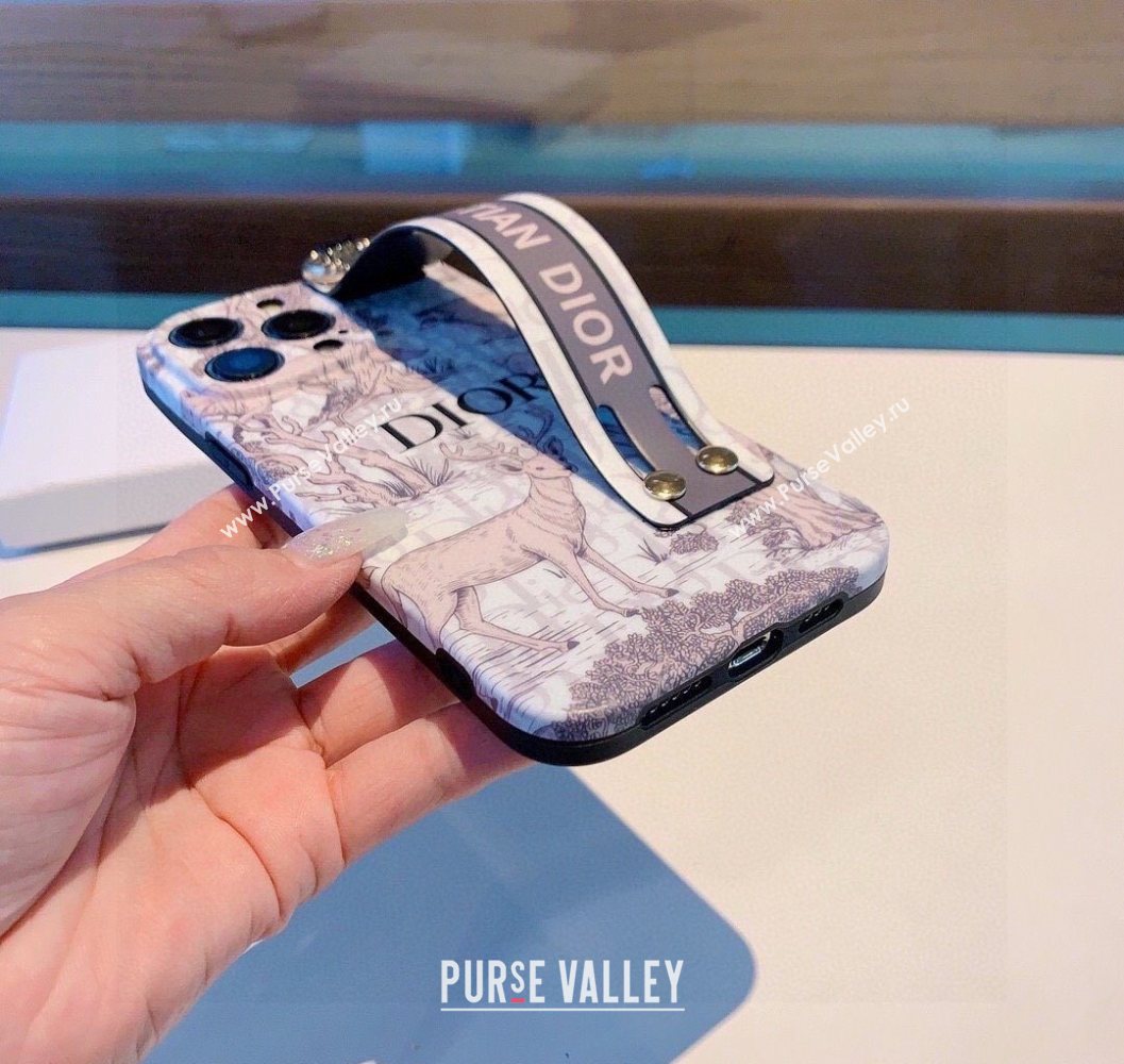 Dior Toile de Jouy iPhone Holder Pink 2025 0616 (SHI-250616010)