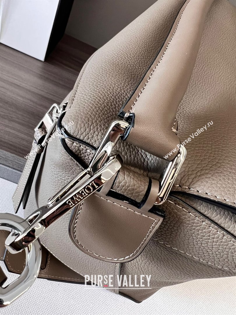 Loewe Large Puzzle Bag in Grained Calfskin Beige 2024 (DL-24032101)