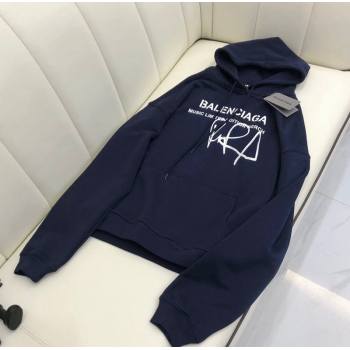 Balenciaga Sweatshirt Dark Blue 2021 (Q-21082627)